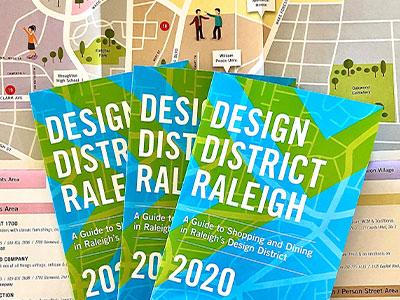 2020 Design District Raleigh Map Cover