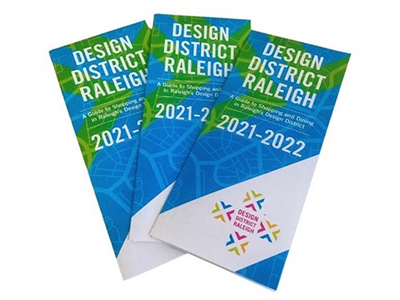 2020 Design District Raleigh Map Cover
